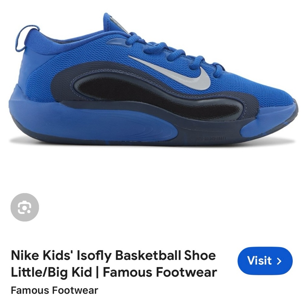 Nike Kids' Blue and Black Sneakers